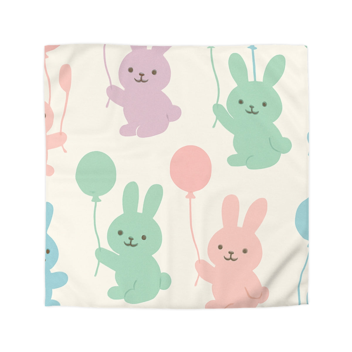 Gentle Bunny Balloon Bash Duvet