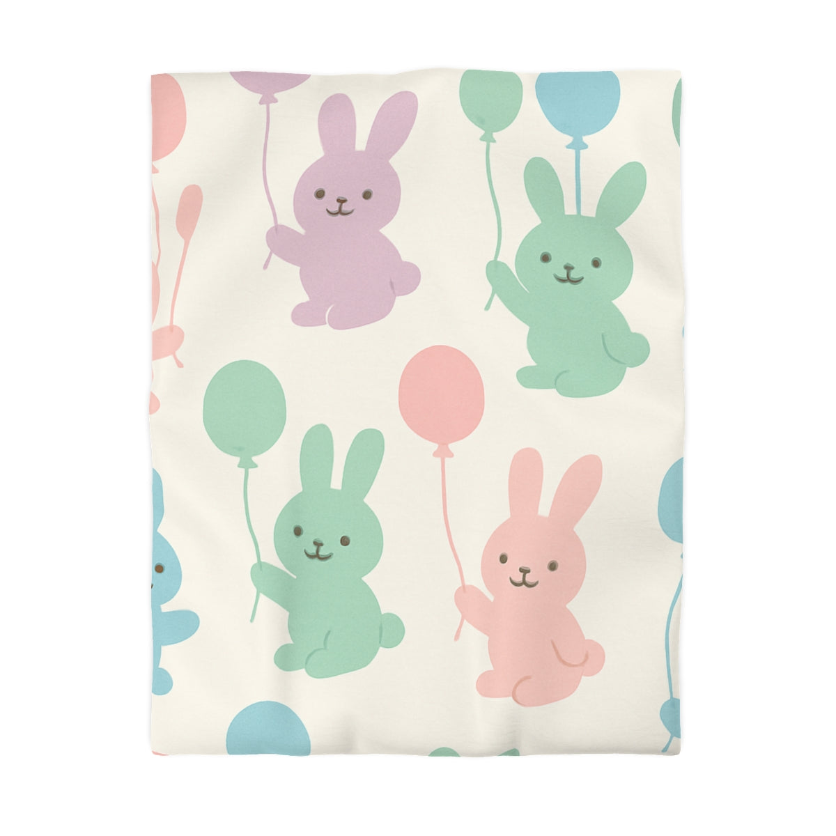 Gentle Bunny Balloon Bash Duvet