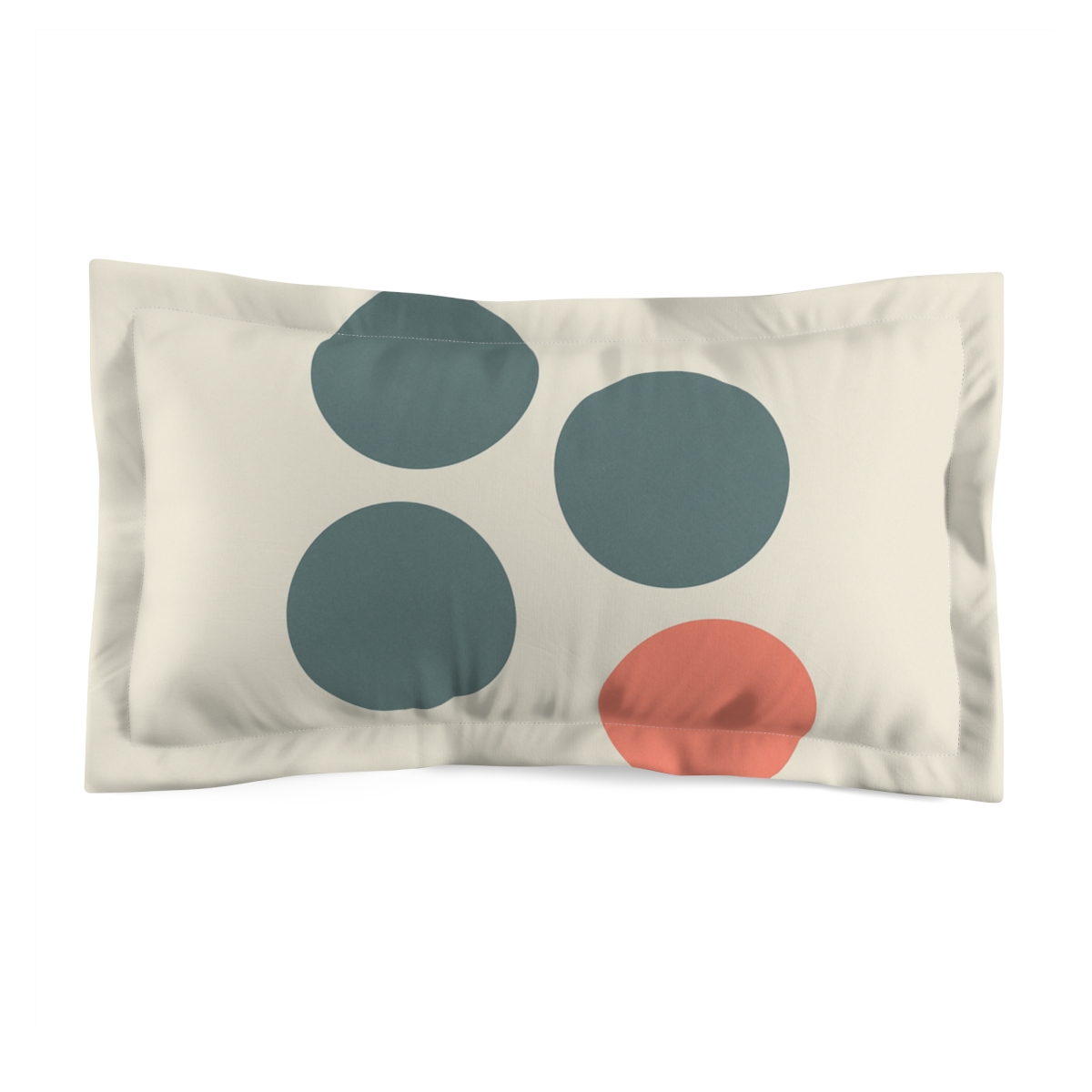 Gentle Cluster Of Four Circles comfortable bed pillows