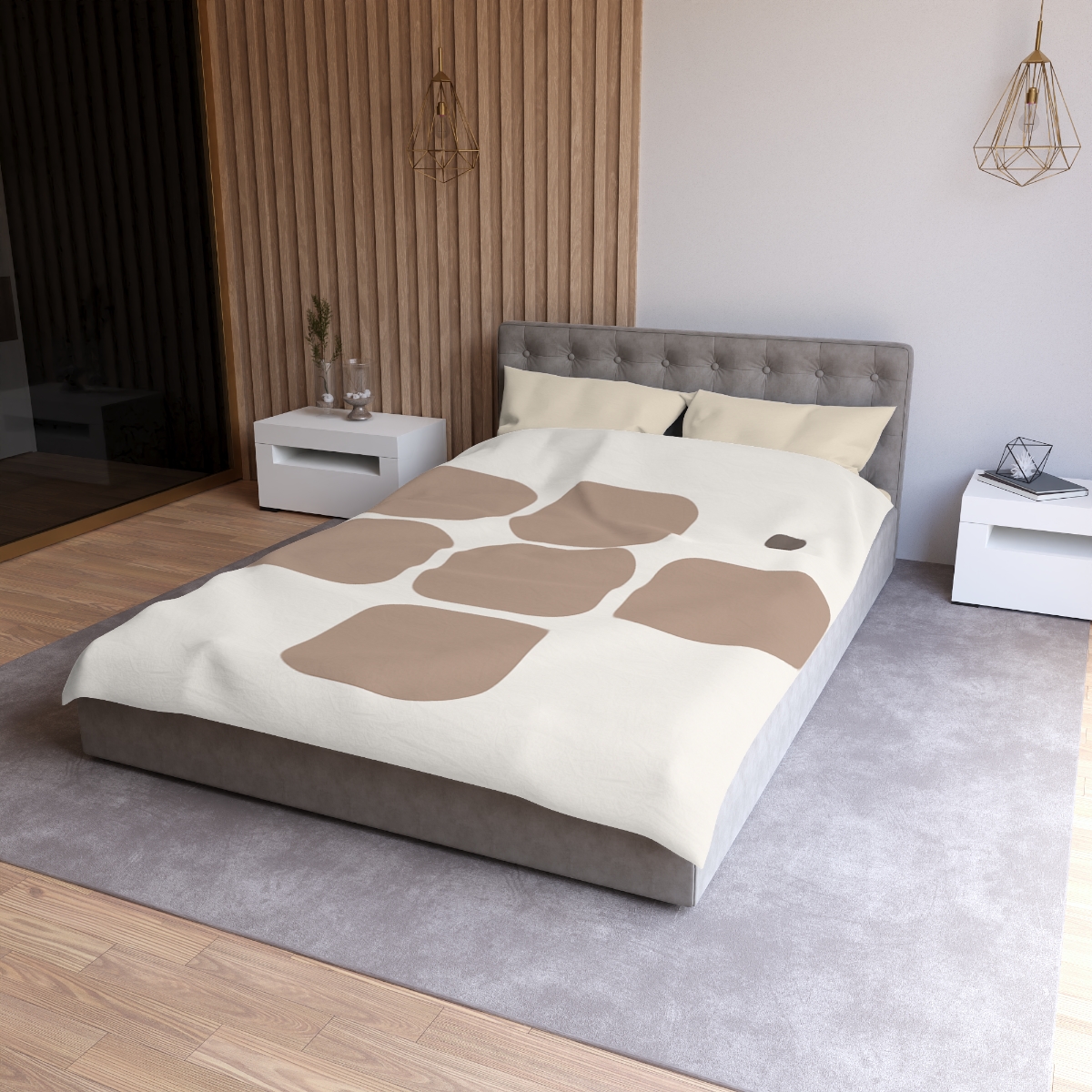 Gentle Grid With Missing Cell soft comforter duvets