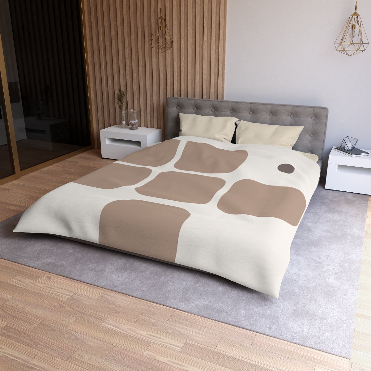 Gentle Grid With Missing Cell soft comforter duvets