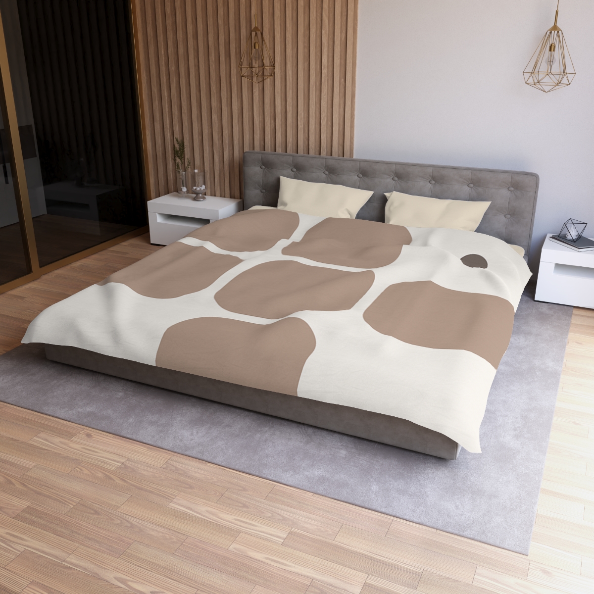 Gentle Grid With Missing Cell soft comforter duvets