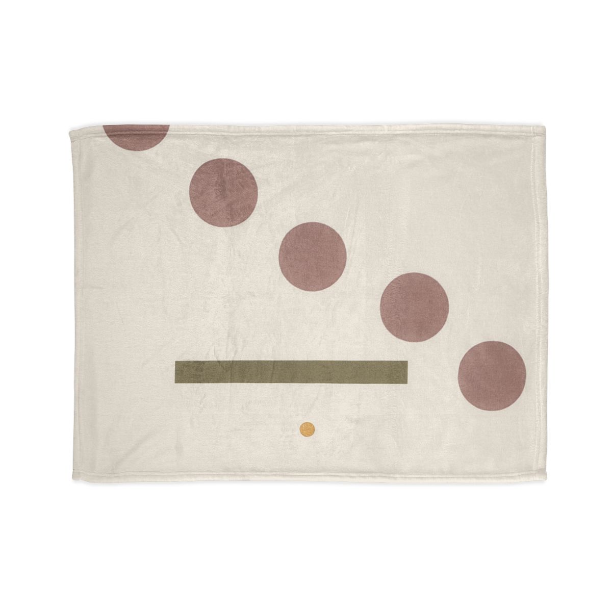Gentle Zigzag Of Small Circles designer printed blankets