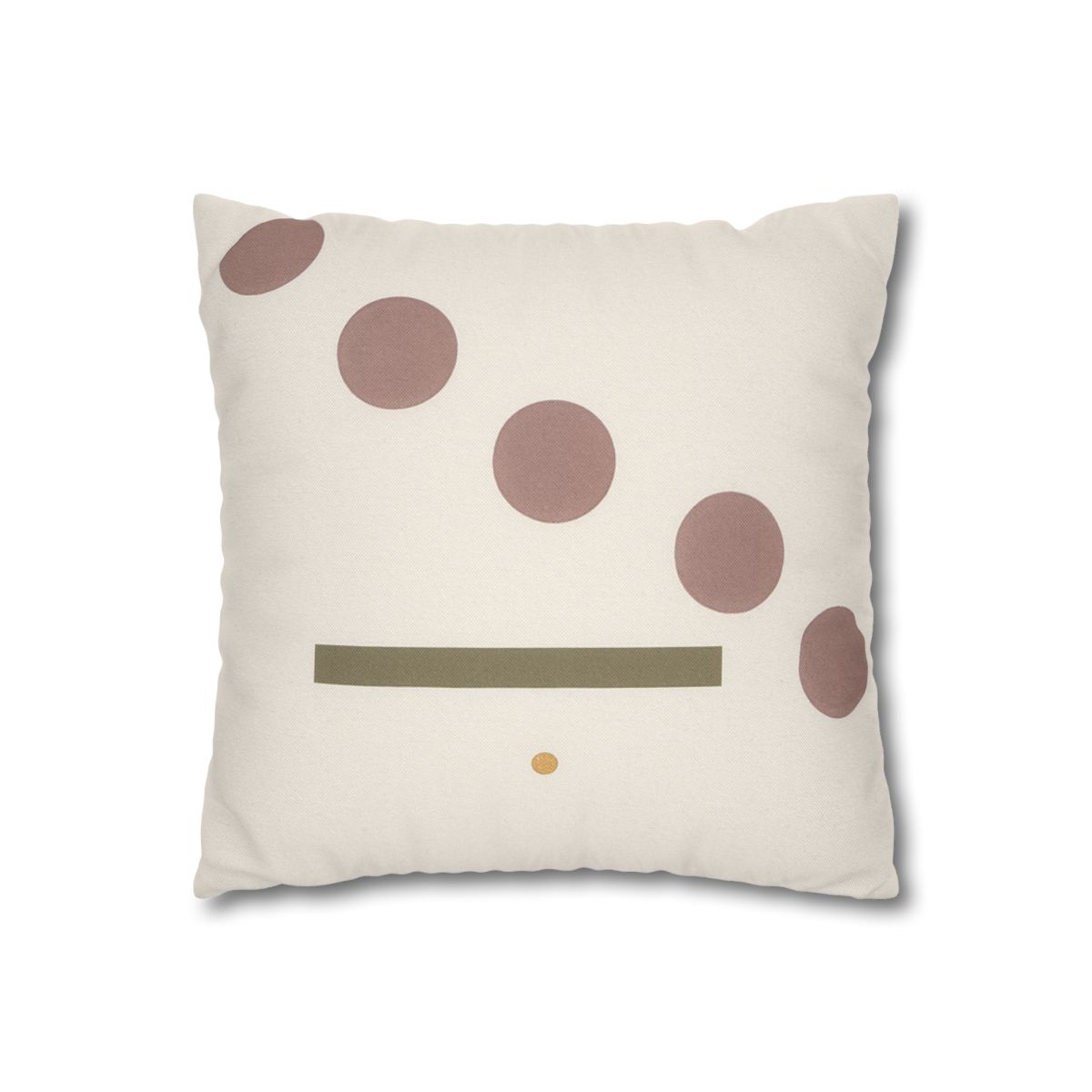 Gentle Zigzag Of Small Circles soft cotton pillow cases