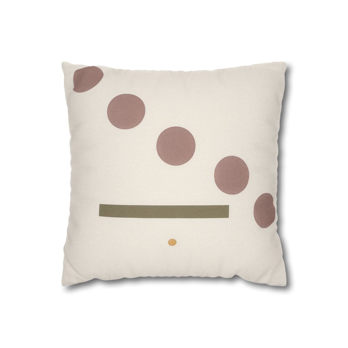 Gentle Zigzag Of Small Circles soft cotton pillow cases