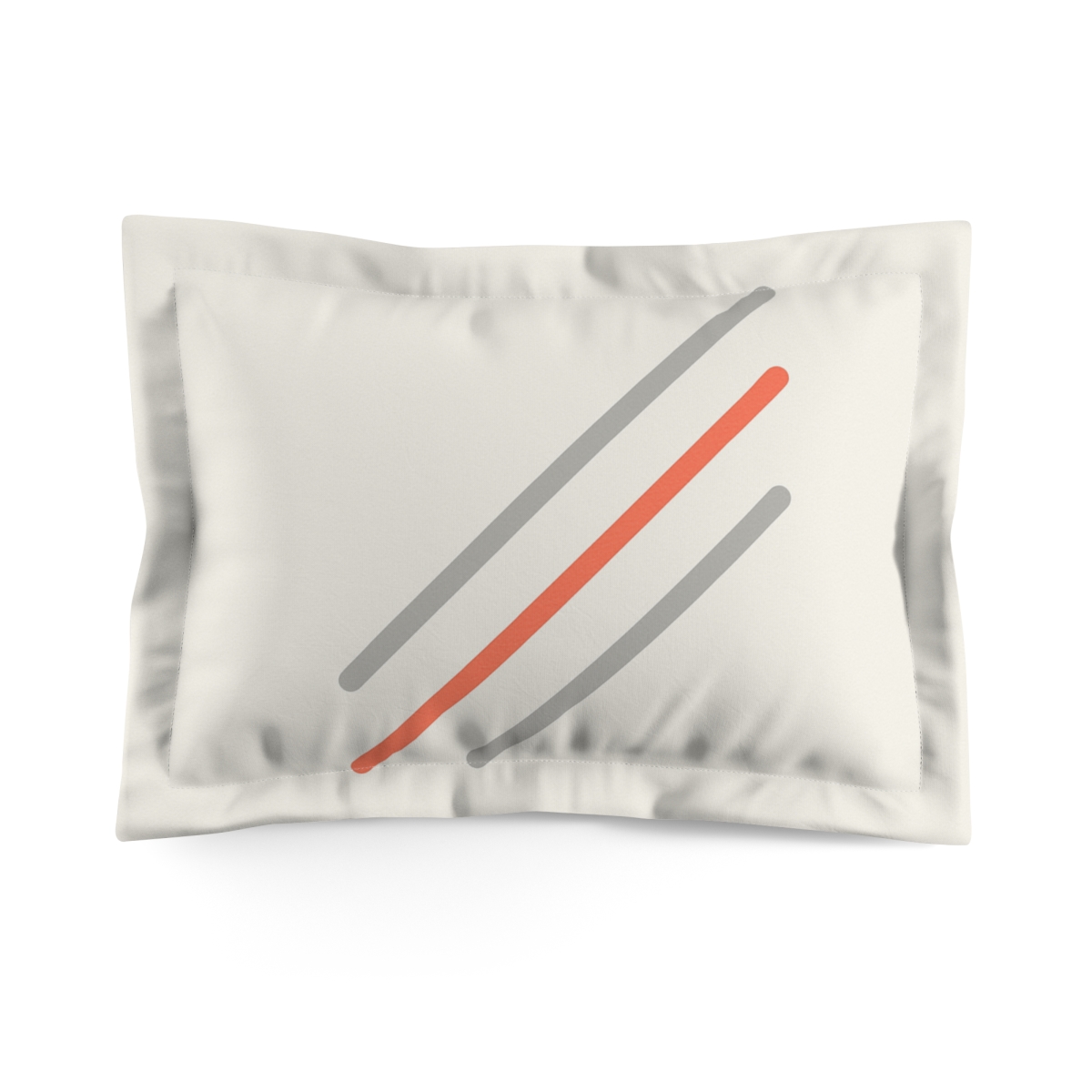 Gentle Zigzag Of Three Lines soft plush pillows