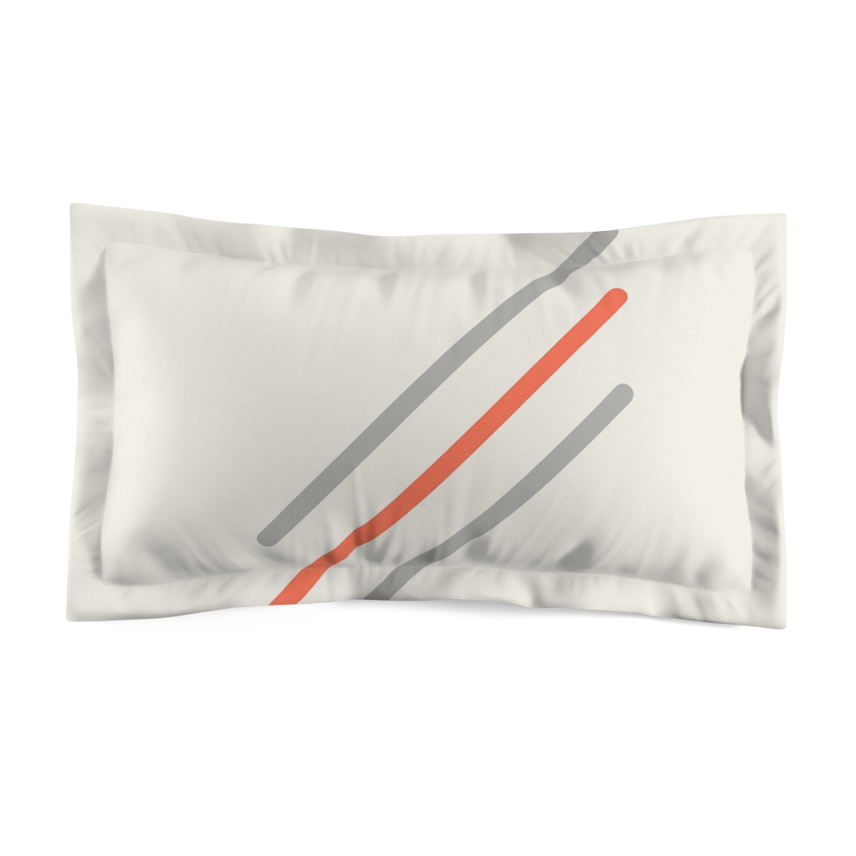 Gentle Zigzag Of Three Lines soft plush pillows