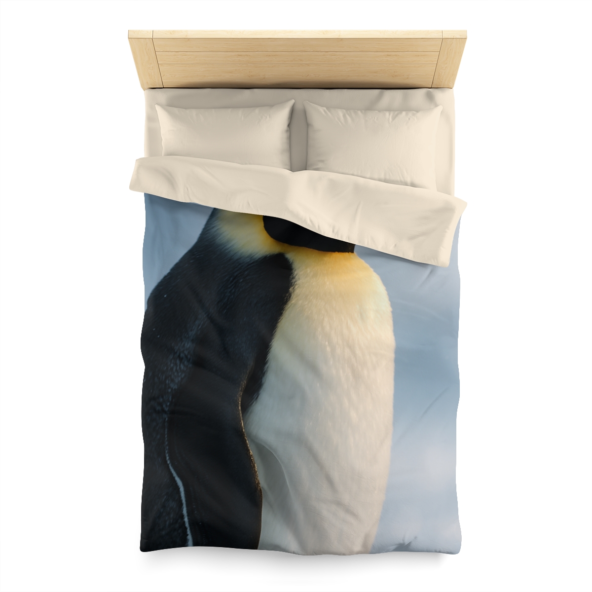 Glacier Gaze Emperor Penguin stylish duvet covers