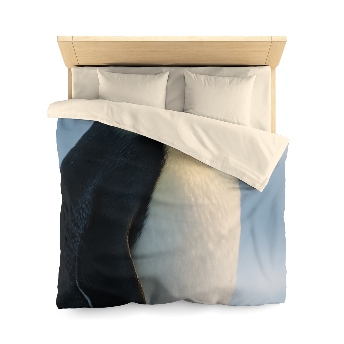 Glacier Gaze Emperor Penguin stylish duvet covers