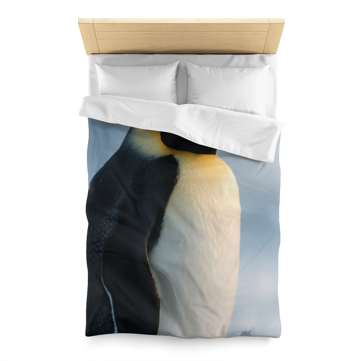 Glacier Gaze Emperor Penguin stylish duvet covers
