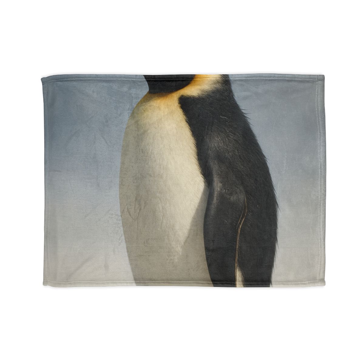 Glacier Gleam Emperor Penguin decorative home blankets
