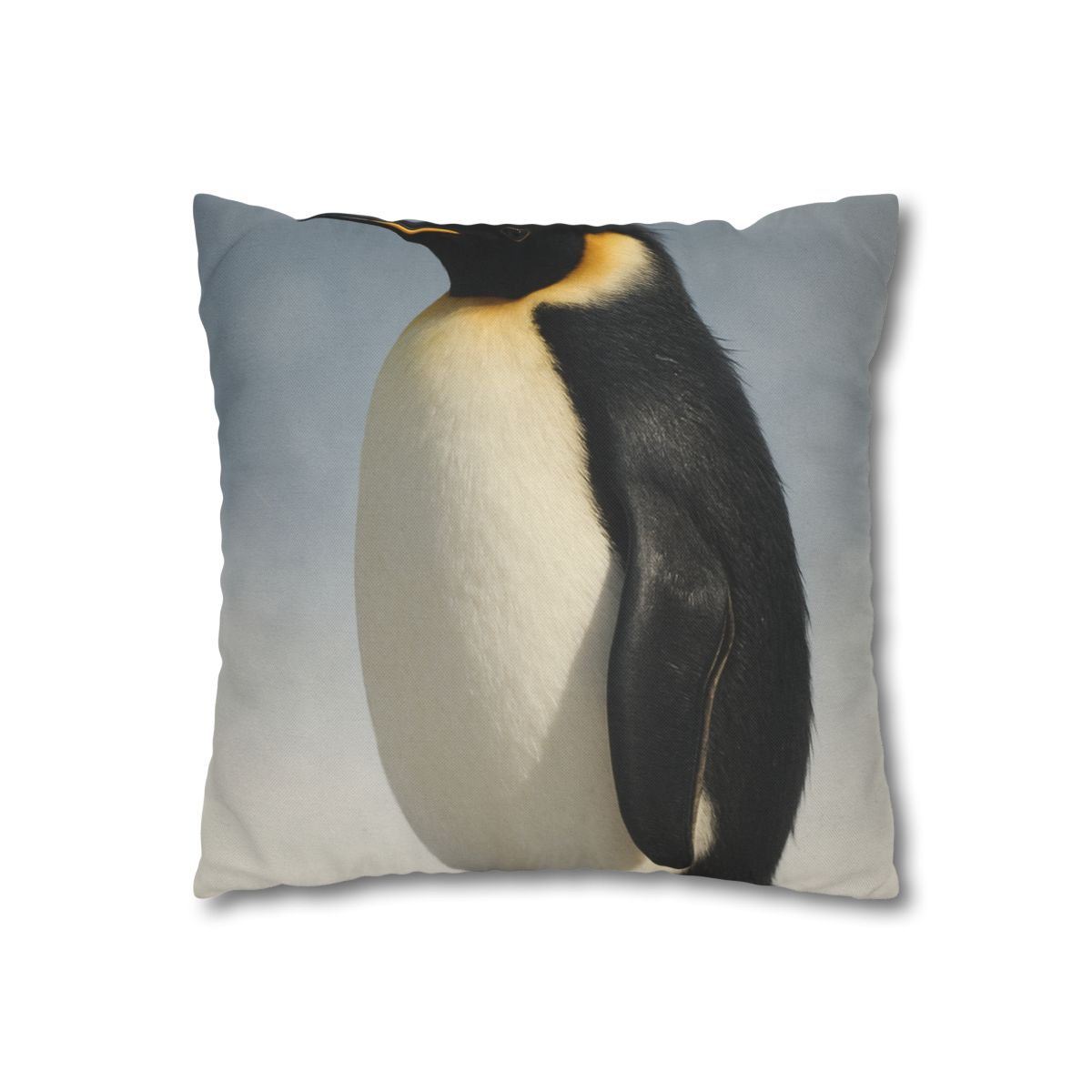 Glacier Gleam Emperor Penguin designer print pillow cases