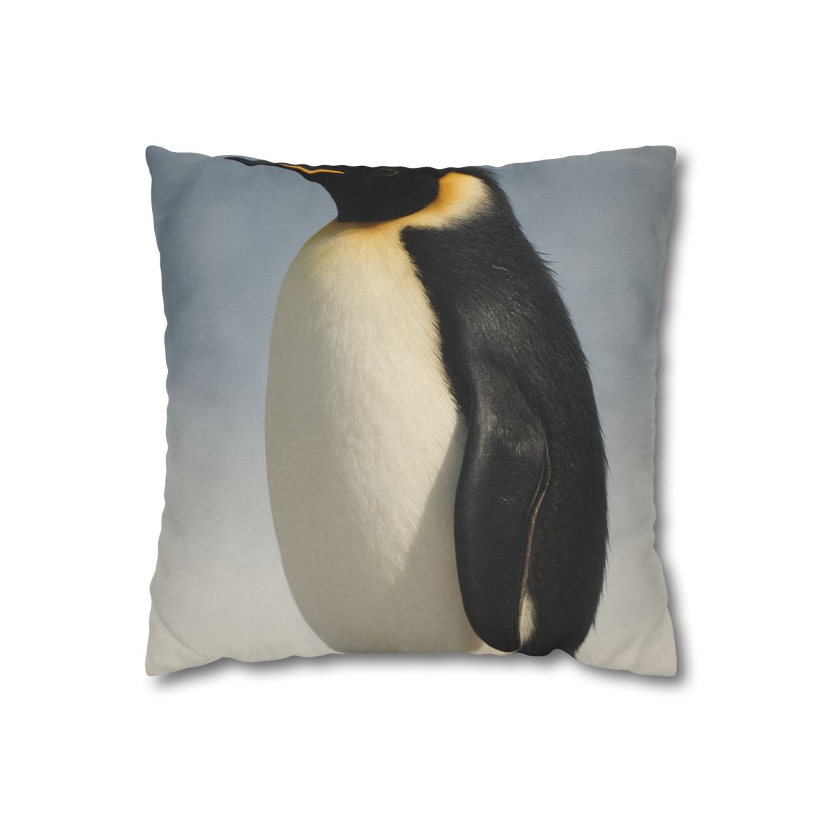 Glacier Gleam Emperor Penguin designer print pillow cases