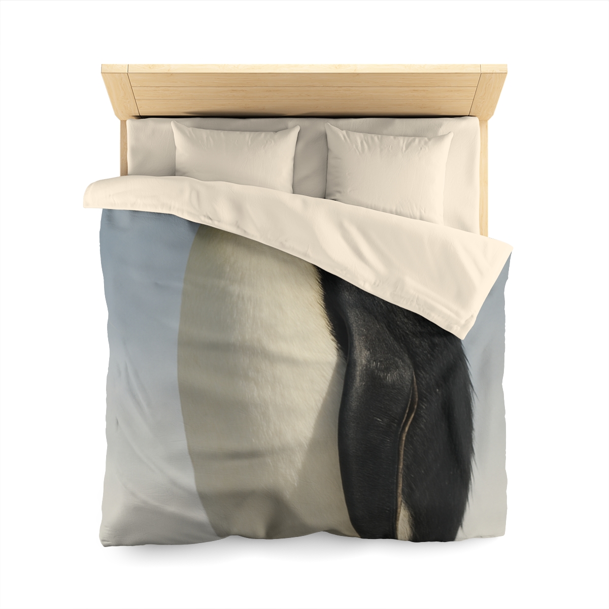 Glacier Gleam Emperor Penguin stylish duvet covers