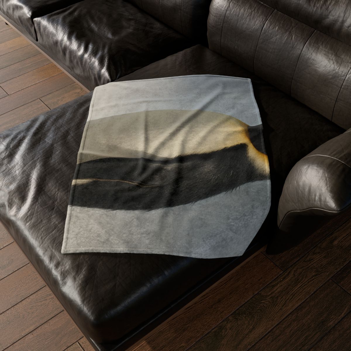 Glacier Gleam Emperor Penguin decorative home blankets