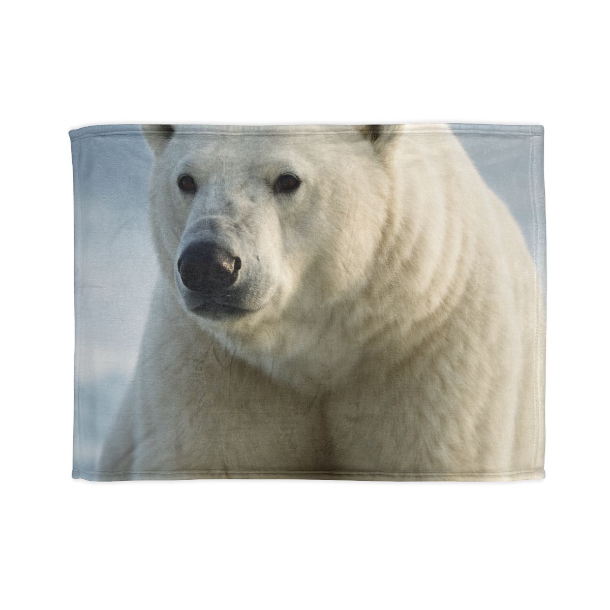 Glacier Sentinel Polar Bear unique gift blanketscustom blankets