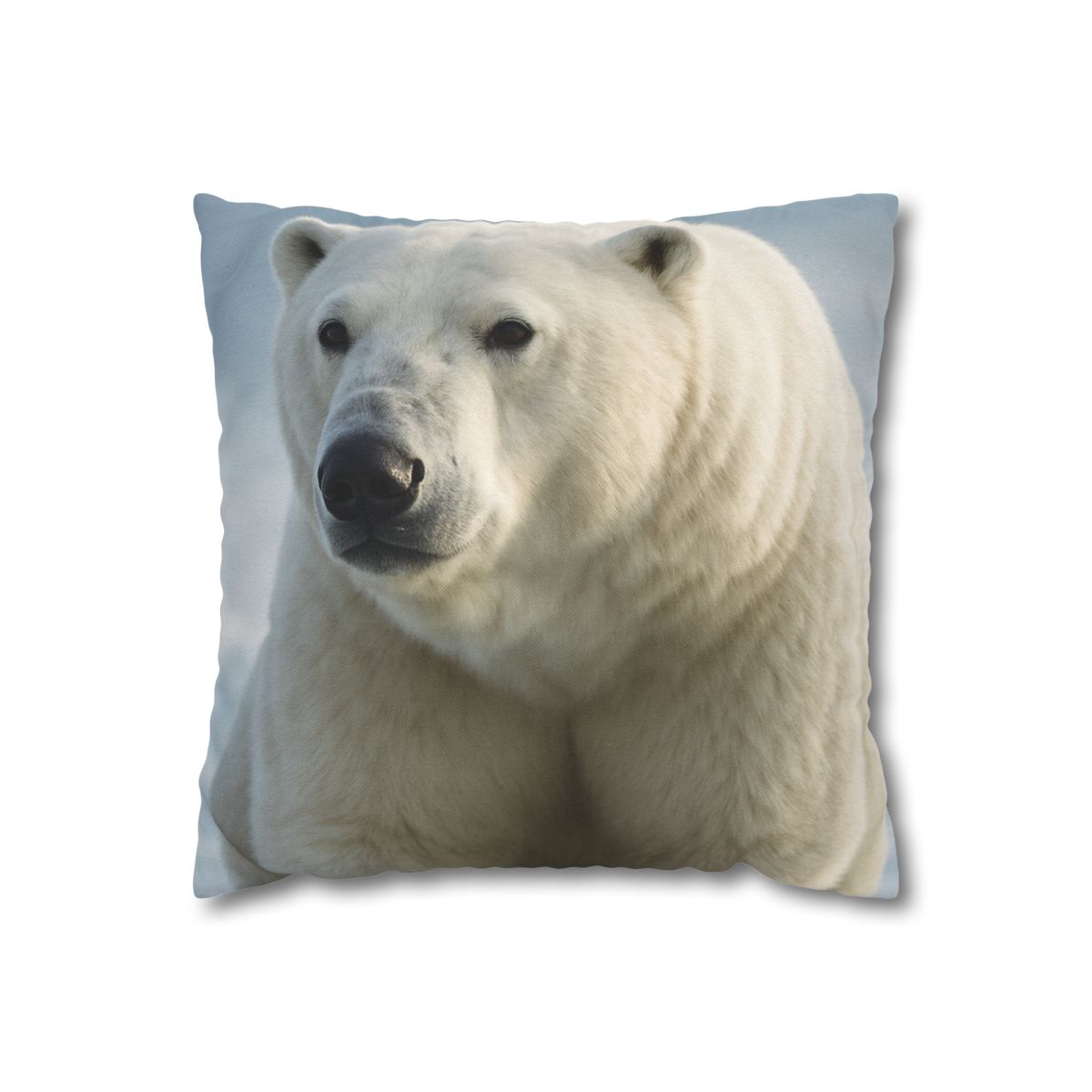 Glacier Sentinel Polar Bear personalized pillow covers