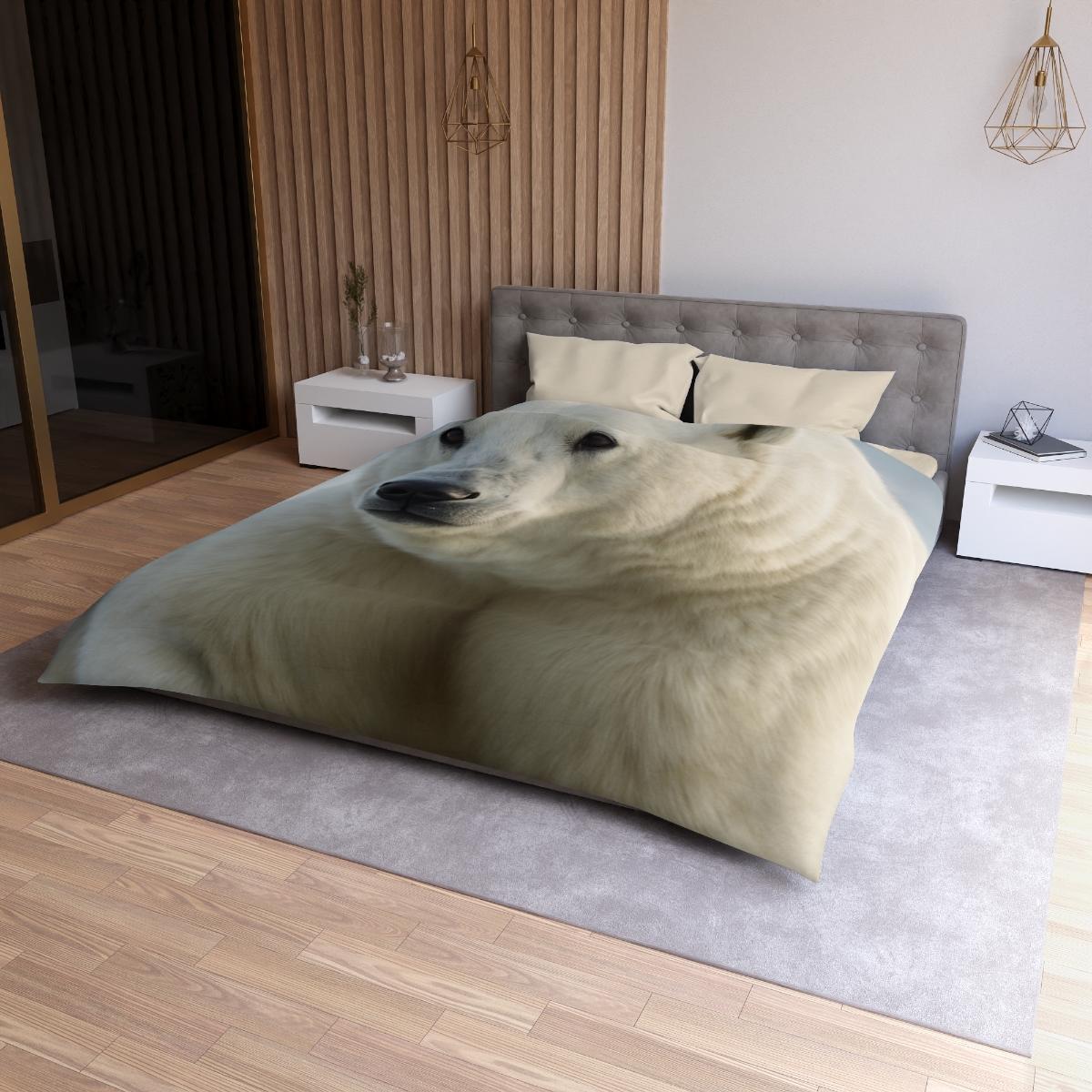 Glacier Sentinel Polar Bear warm winter duvets