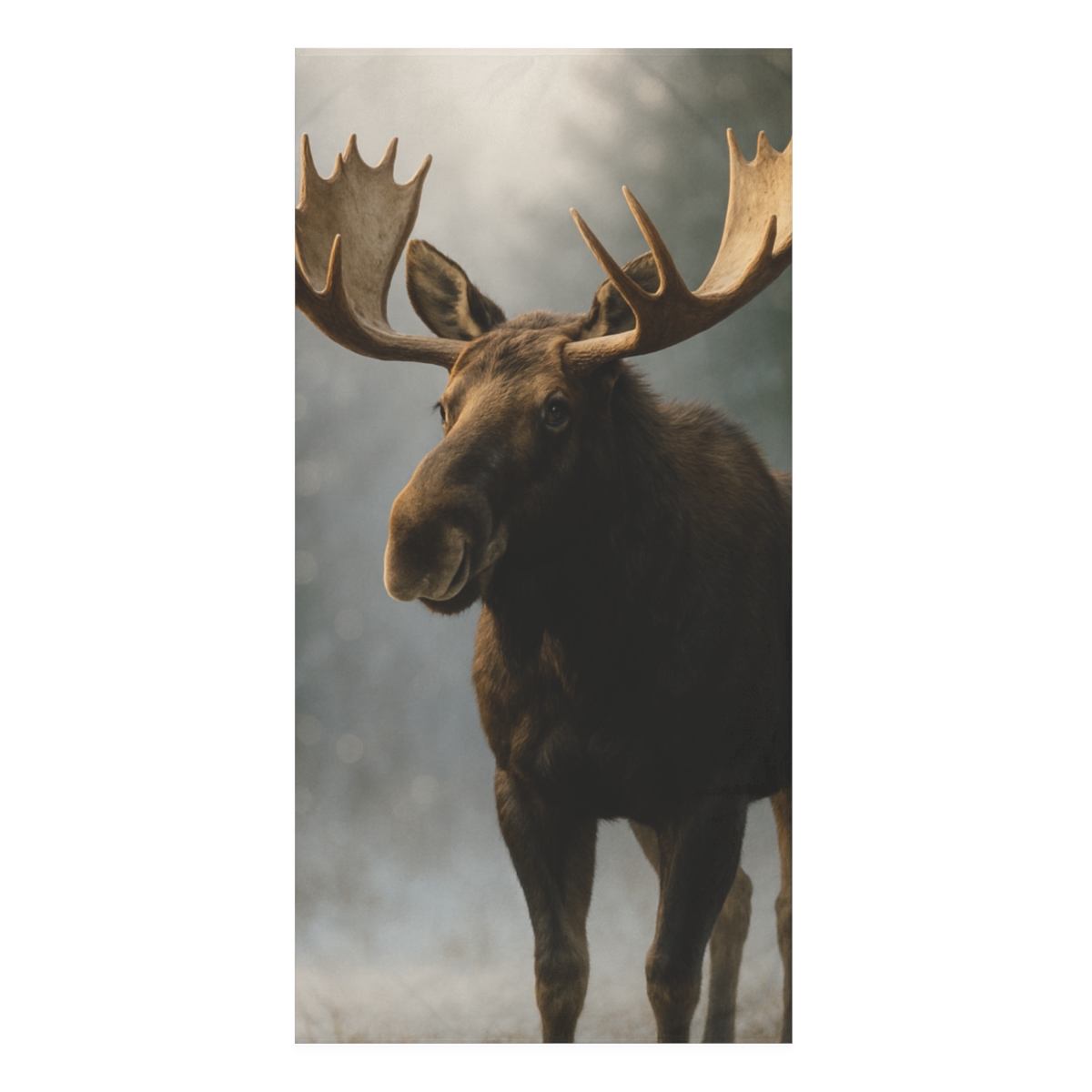 Glacier Shadow Moose unique gift towels
