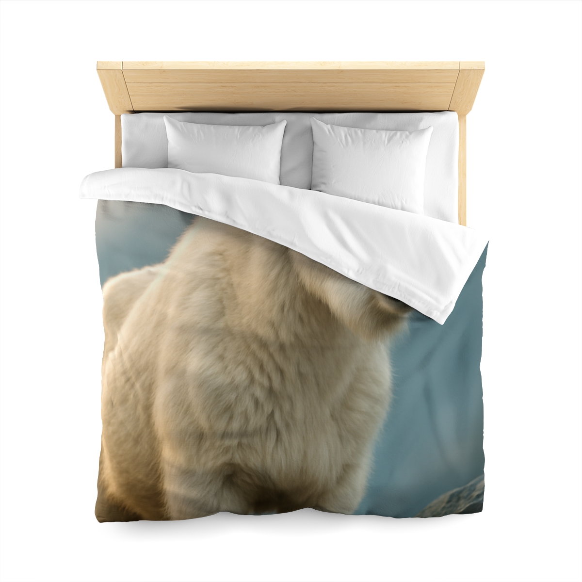 Glacier Watch Mountain Goat unique patterned duvets