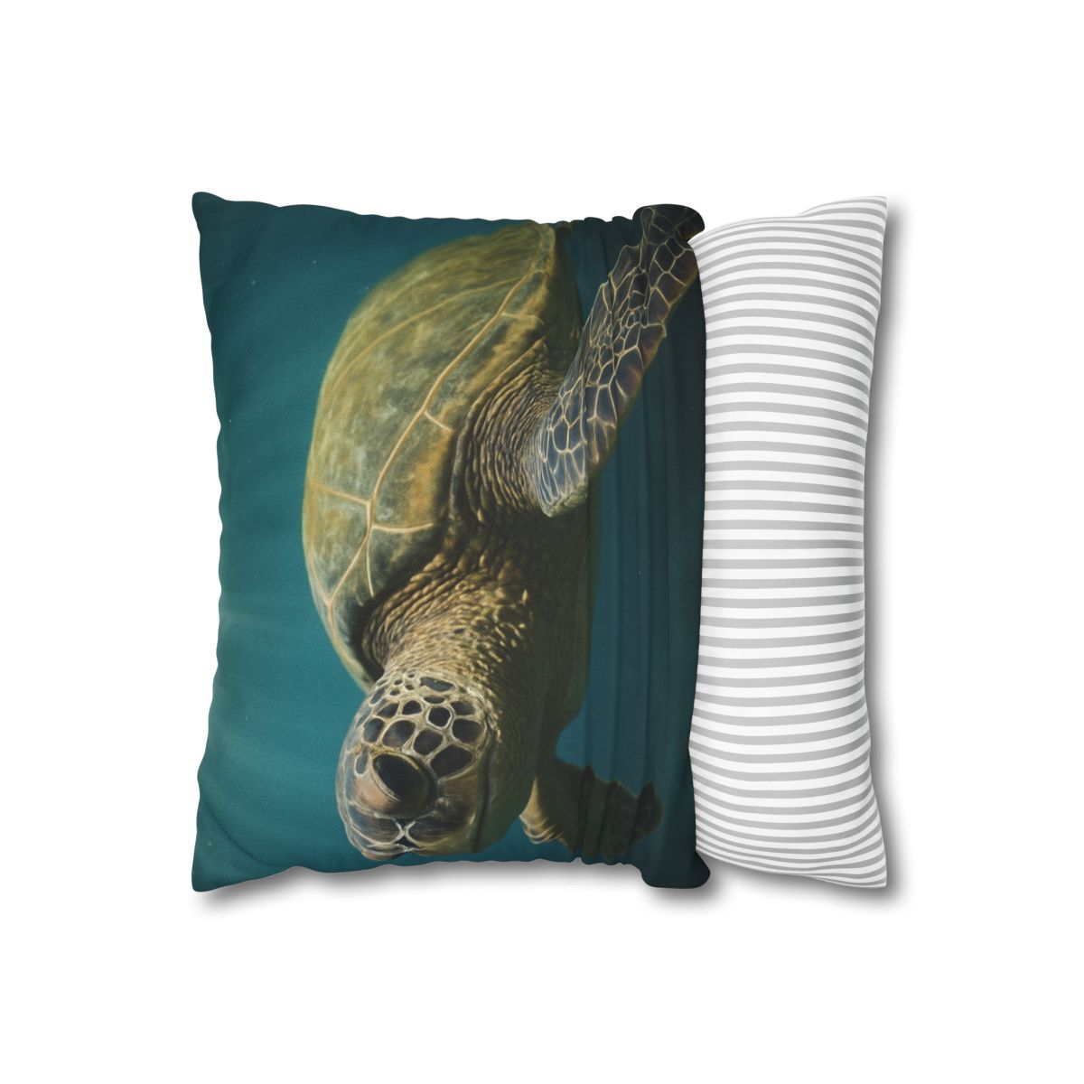 Glasswater Drift Green Sea Turtle unique gift pillow cases