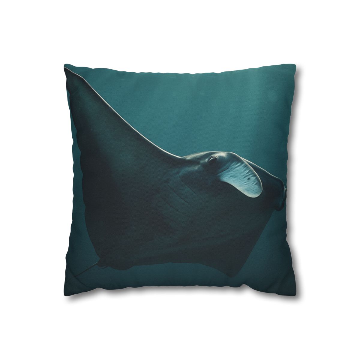Glasswing Glide Manta Ray designer print pillow cases