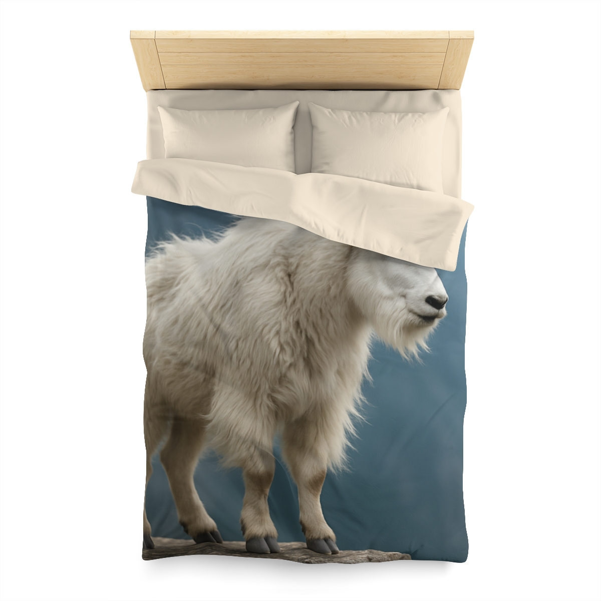 Glimmer Peak Mountain Goat trendy bedroom duvets