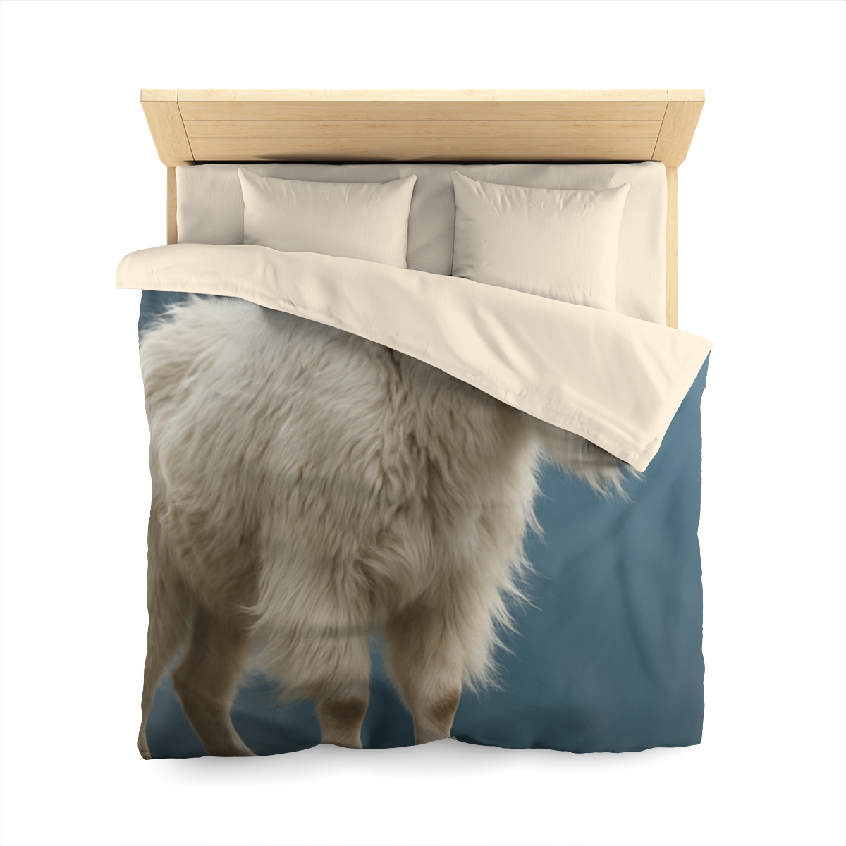 Glimmer Peak Mountain Goat trendy bedroom duvets