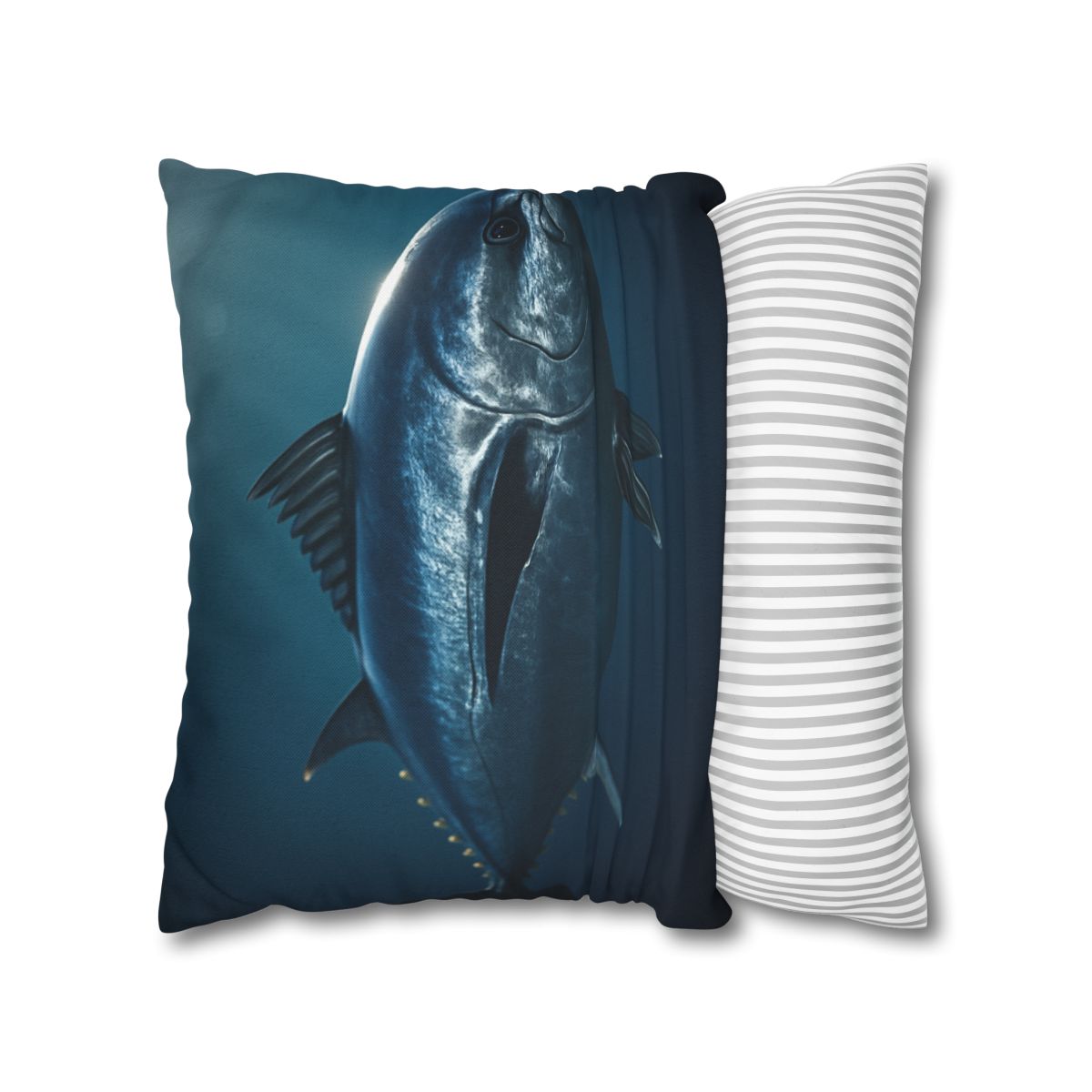 Glimmerfin Bluefin Tuna comfortable bedding pillow covers