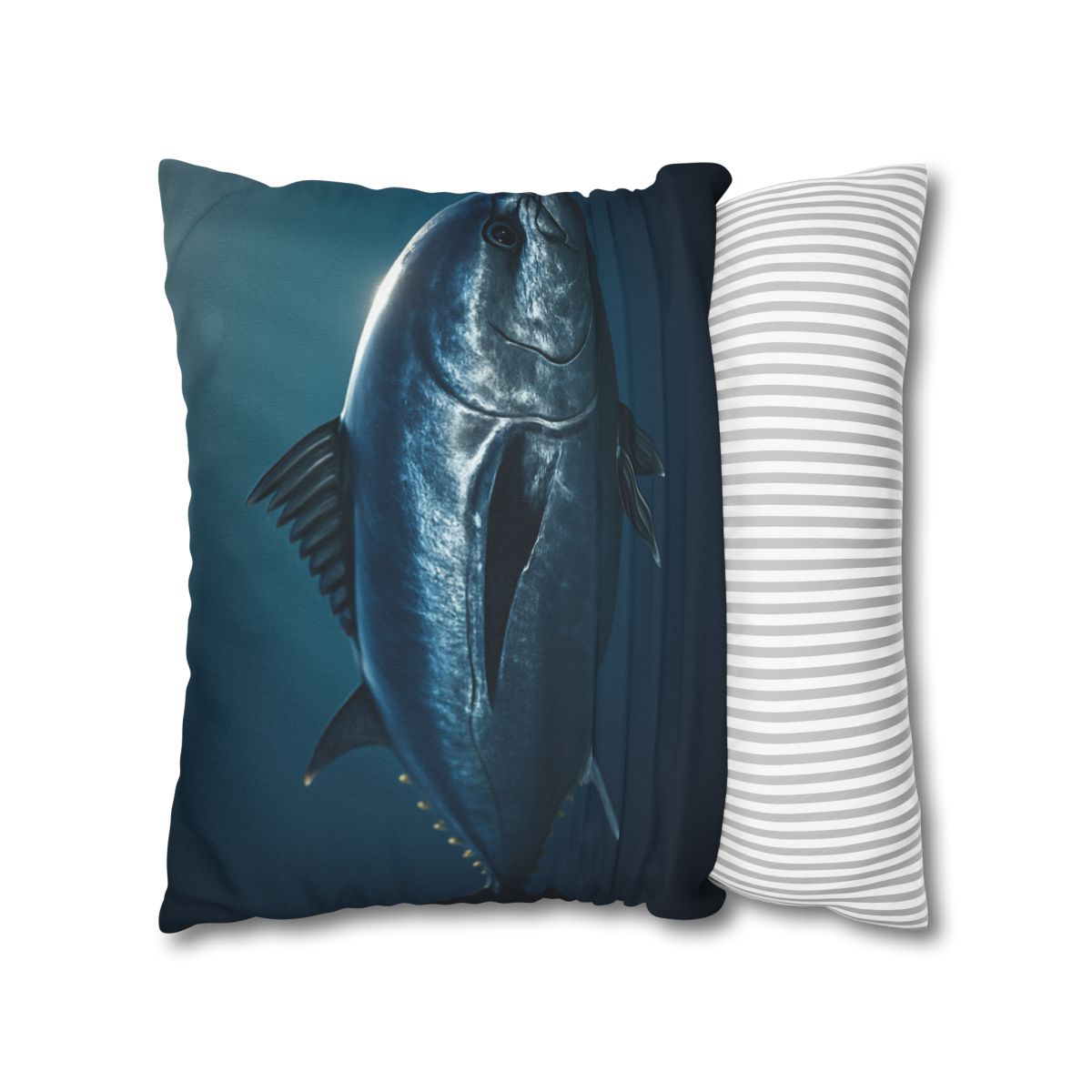 Glimmerfin Bluefin Tuna comfortable bedding pillow covers
