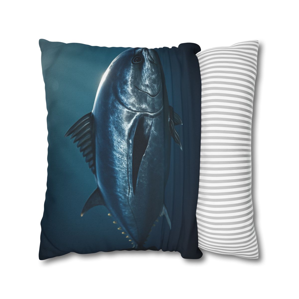 Glimmerfin Bluefin Tuna comfortable bedding pillow covers