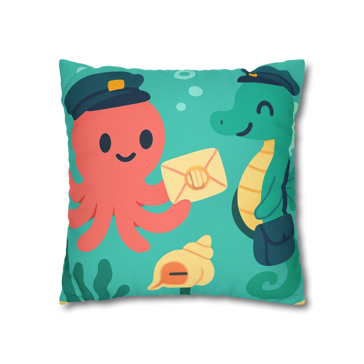 Glow Reef Post Office For Seahorse Mail unique gift pillow cases