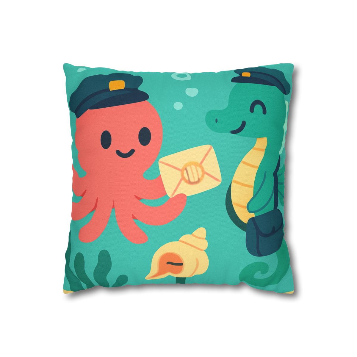 Glow Reef Post Office For Seahorse Mail unique gift pillow cases