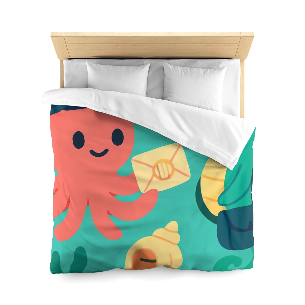 Glow Reef Post Office For Seahorse Mail personalized bedding duvets