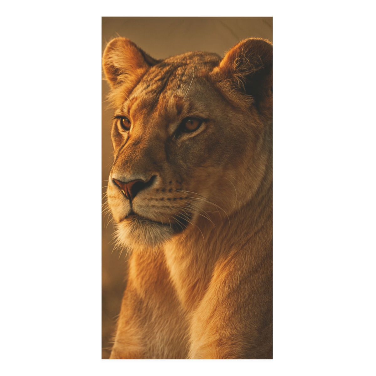 Golden Halo Lioness trendy hand towels