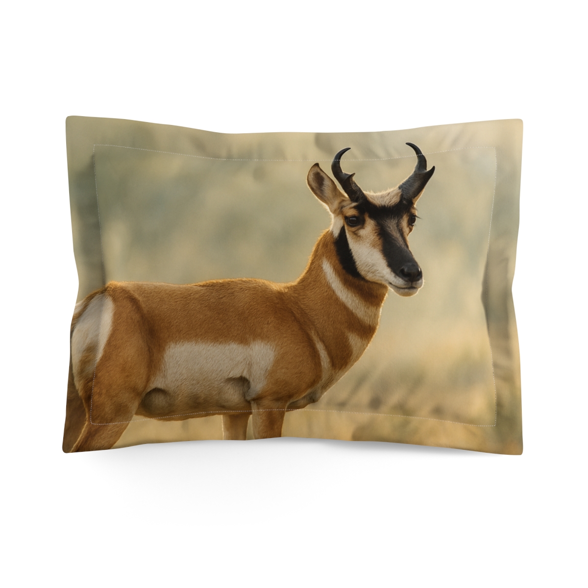 Golden Horizon Pronghorn soft plush pillows
