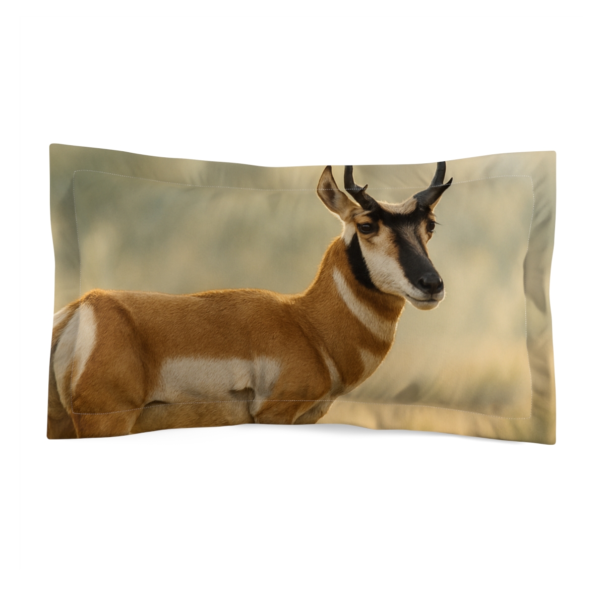 Golden Horizon Pronghorn soft plush pillows