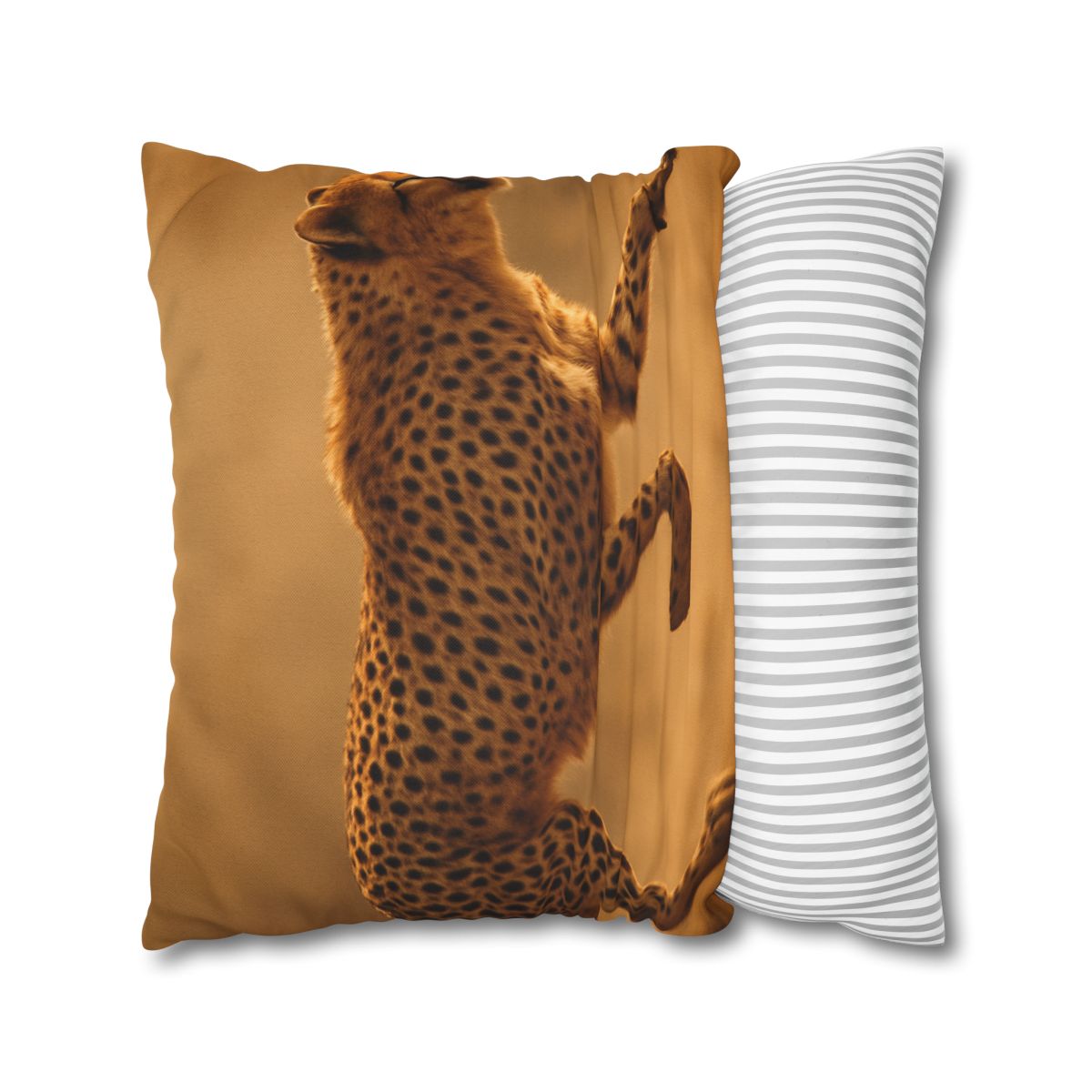Golden Mirage Cheetah Pillow Cases Pack Of 2