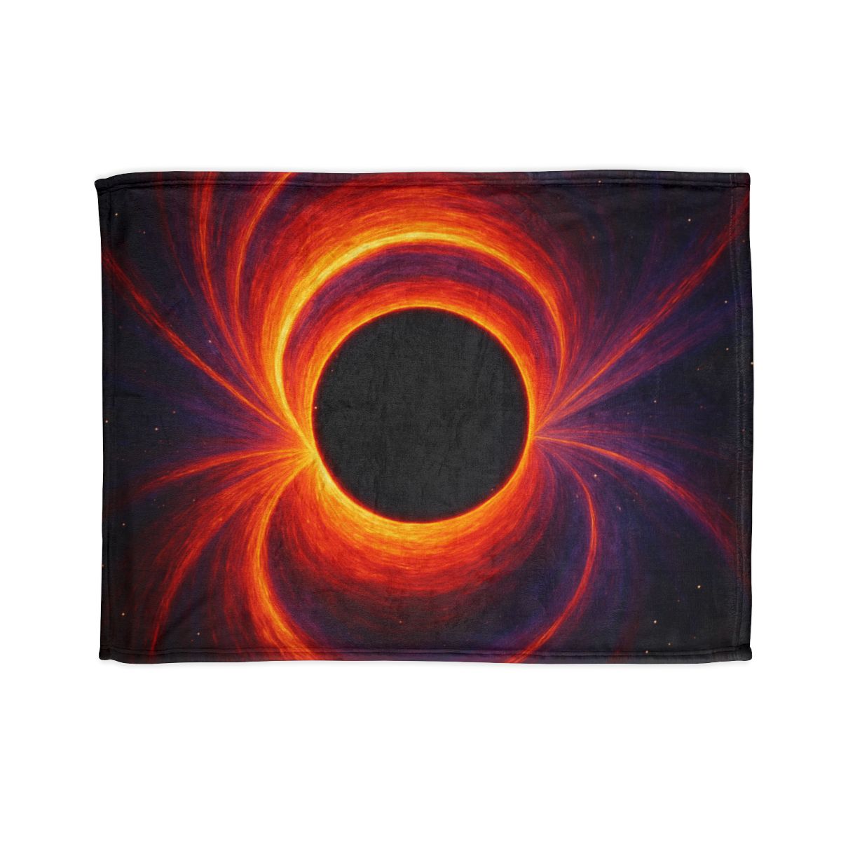 Gravitational Halo Bloom stylish throw blankets