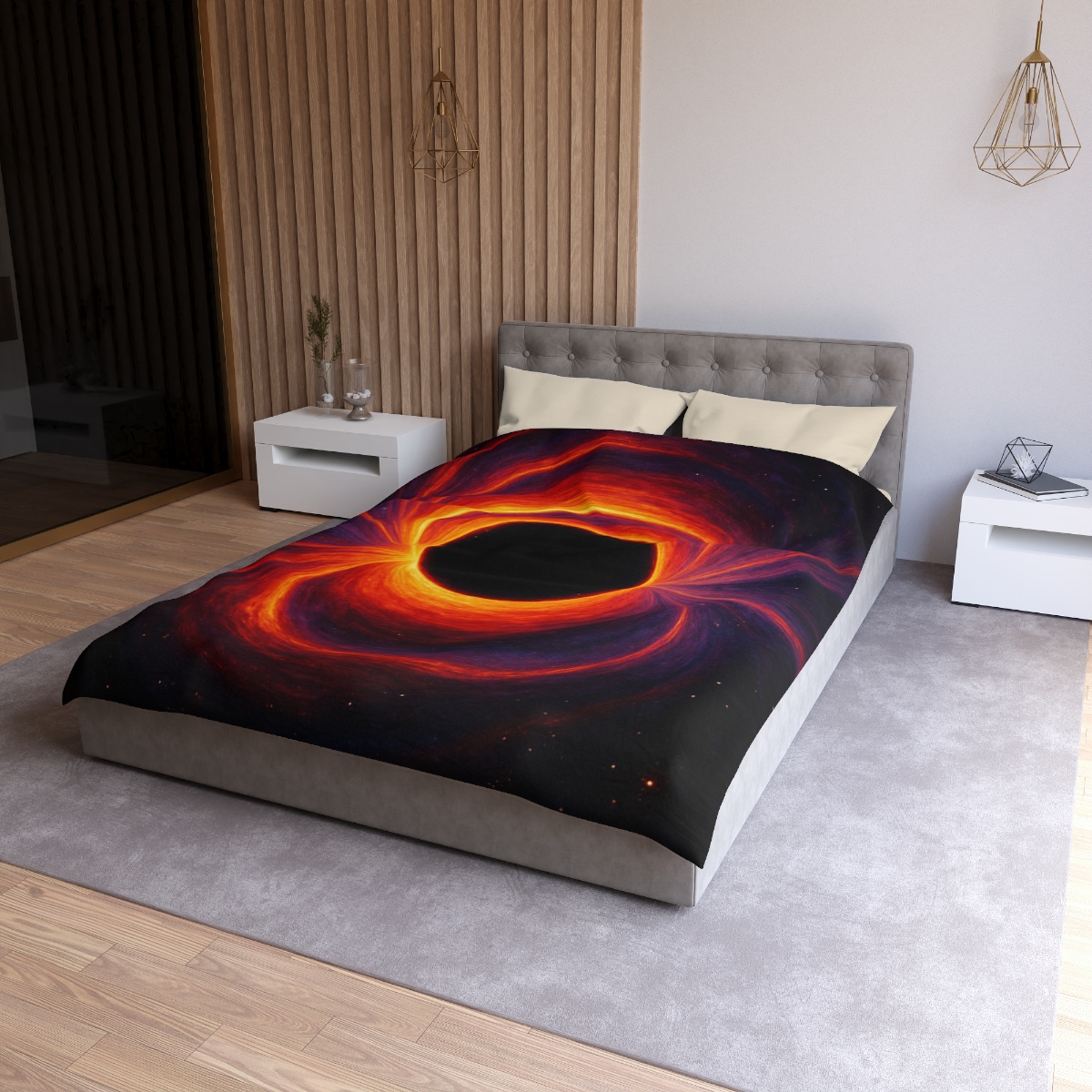 Gravitational Halo Bloom stylish duvet covers