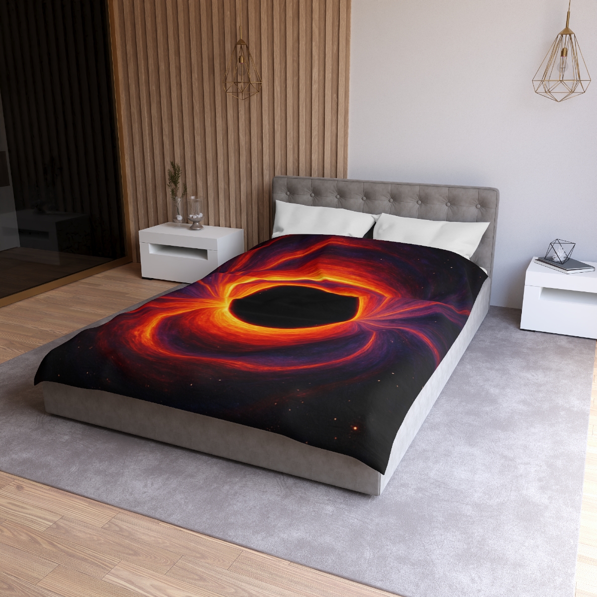 Gravitational Halo Bloom stylish duvet covers