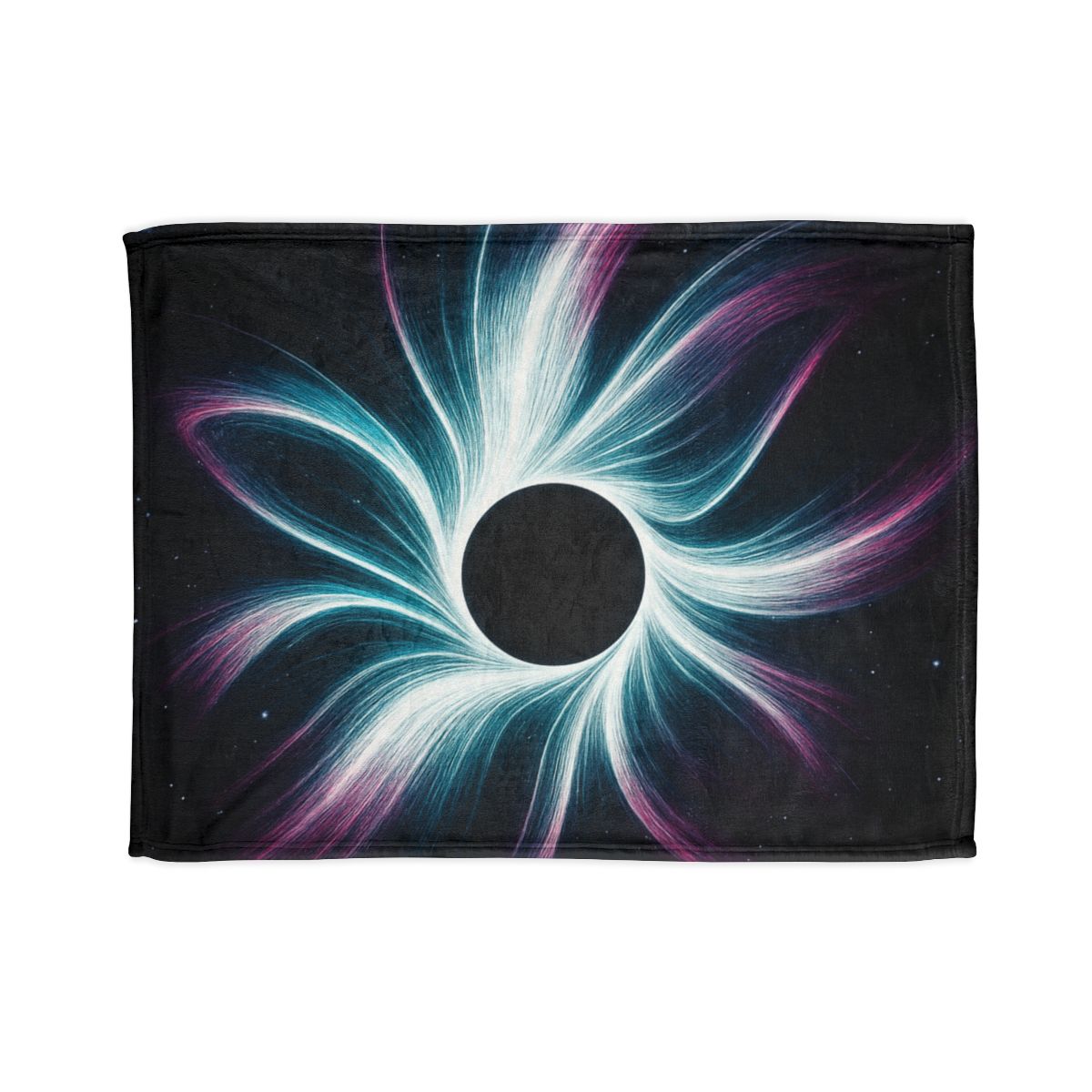 Gravitational Halo Bloom soft fleece blankets