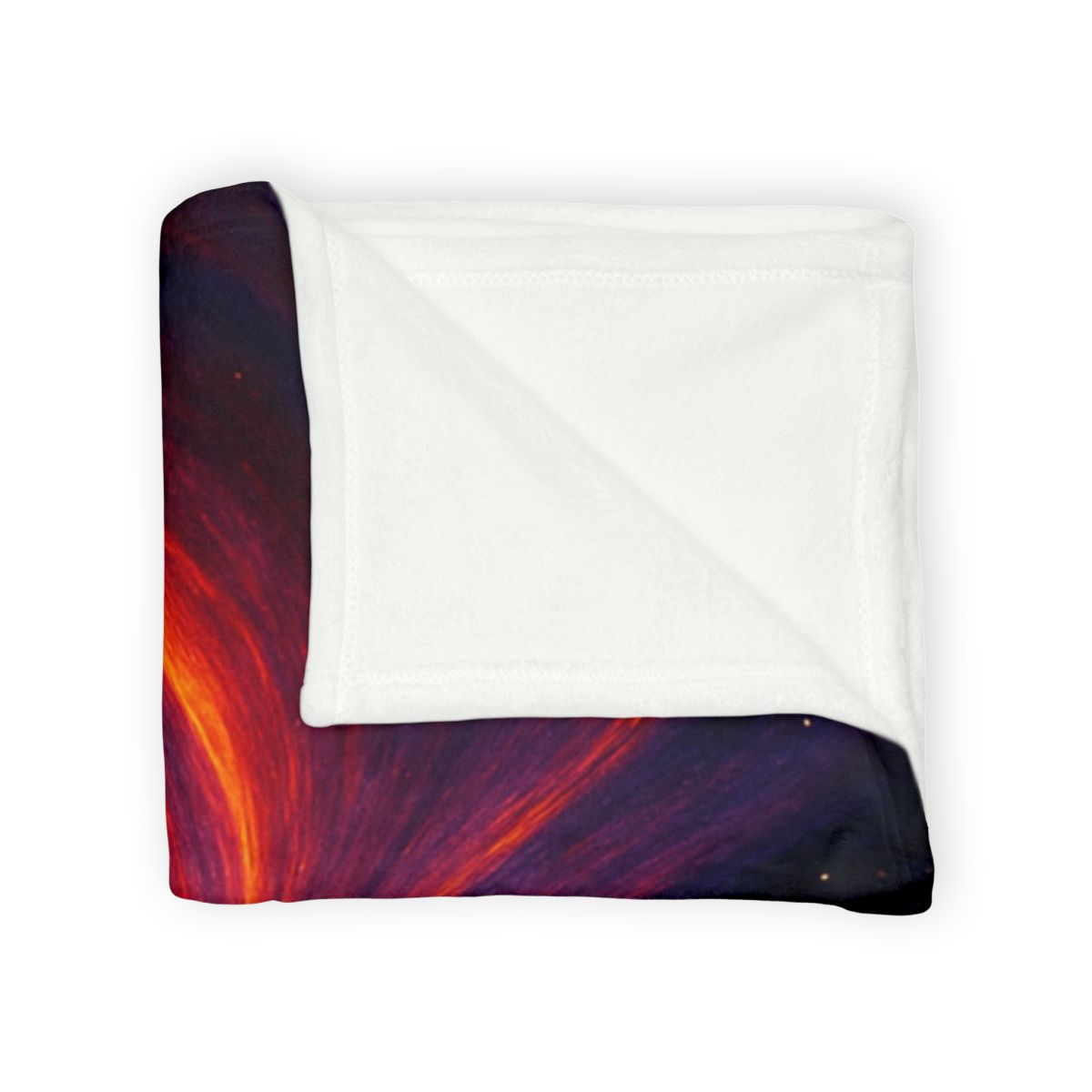 Gravitational Halo Bloom stylish throw blankets