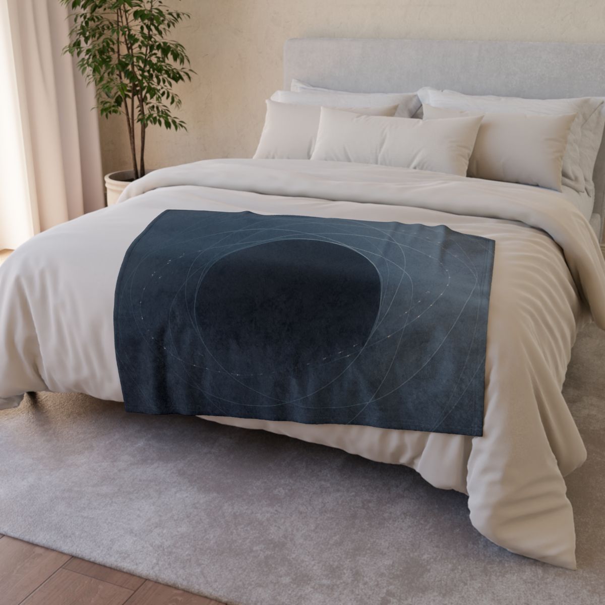 Gravitational Halo Lattice decorative home blankets