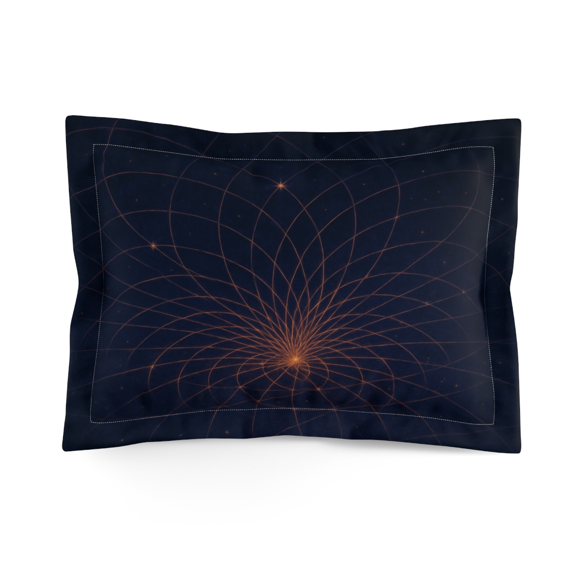 Gravitational Lattice Bloom custom pillows