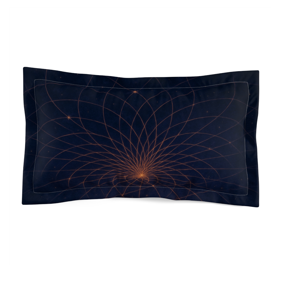 Gravitational Lattice Bloom custom pillows