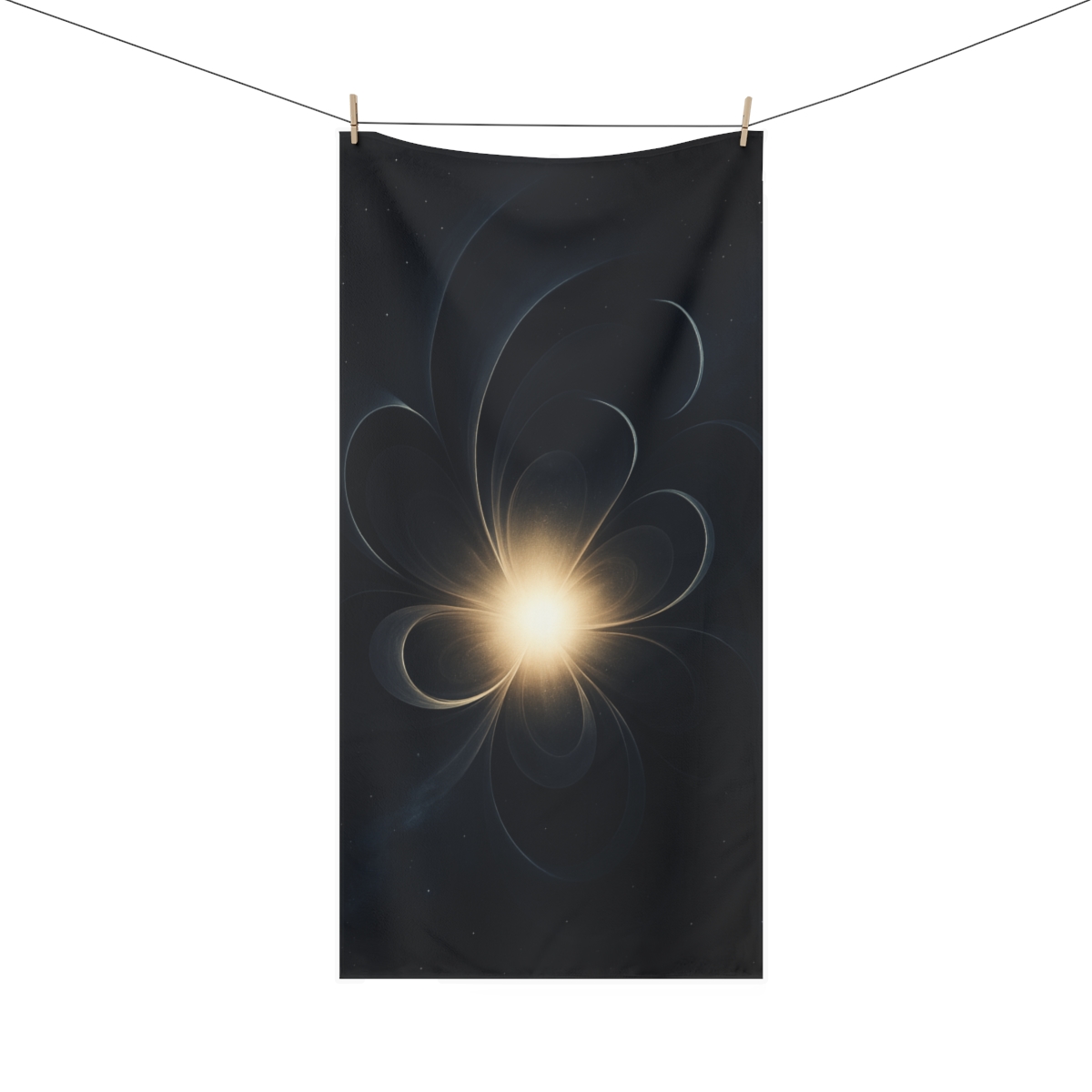Gravitational Lens Bloom trendy hand towels