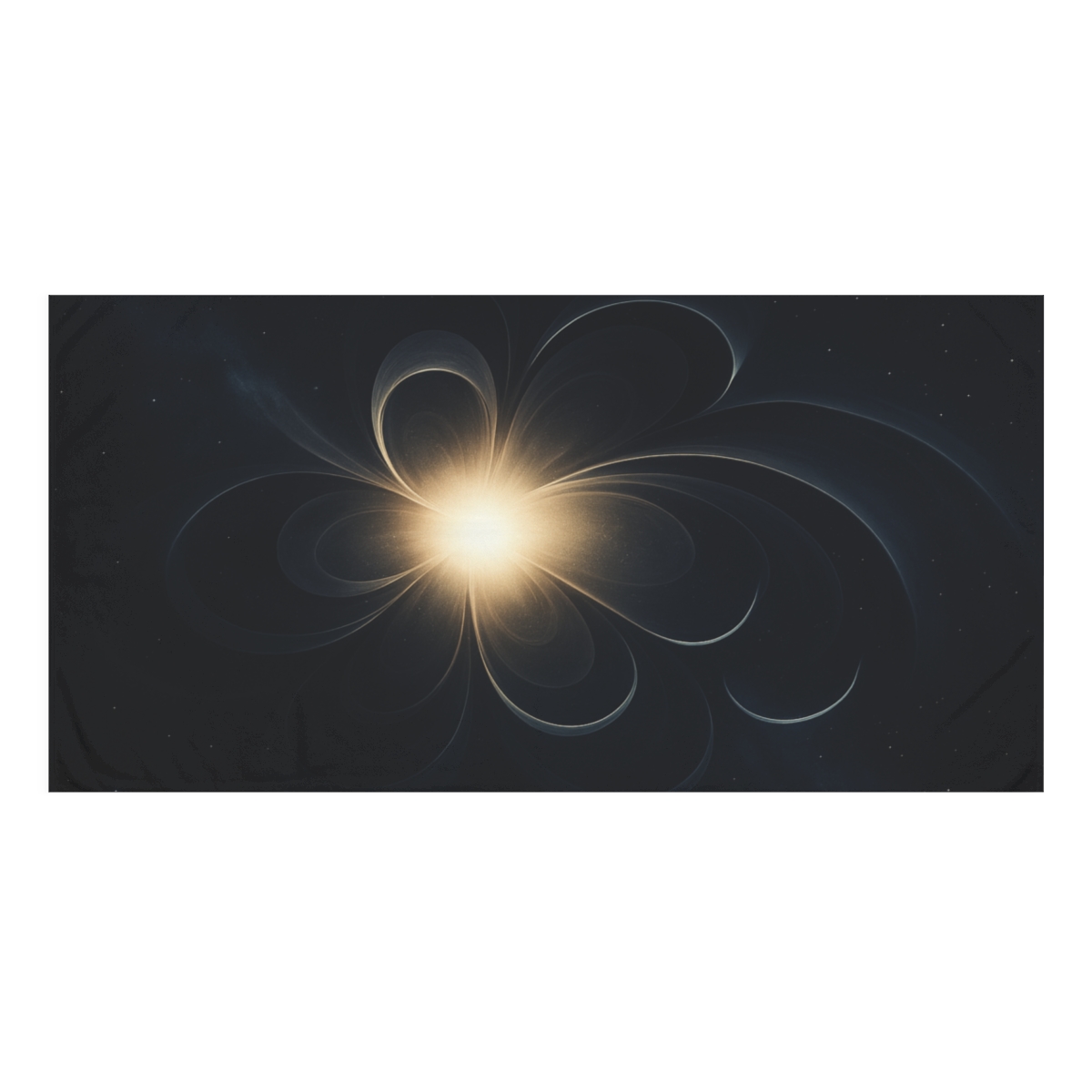 Gravitational Lens Bloom trendy hand towels