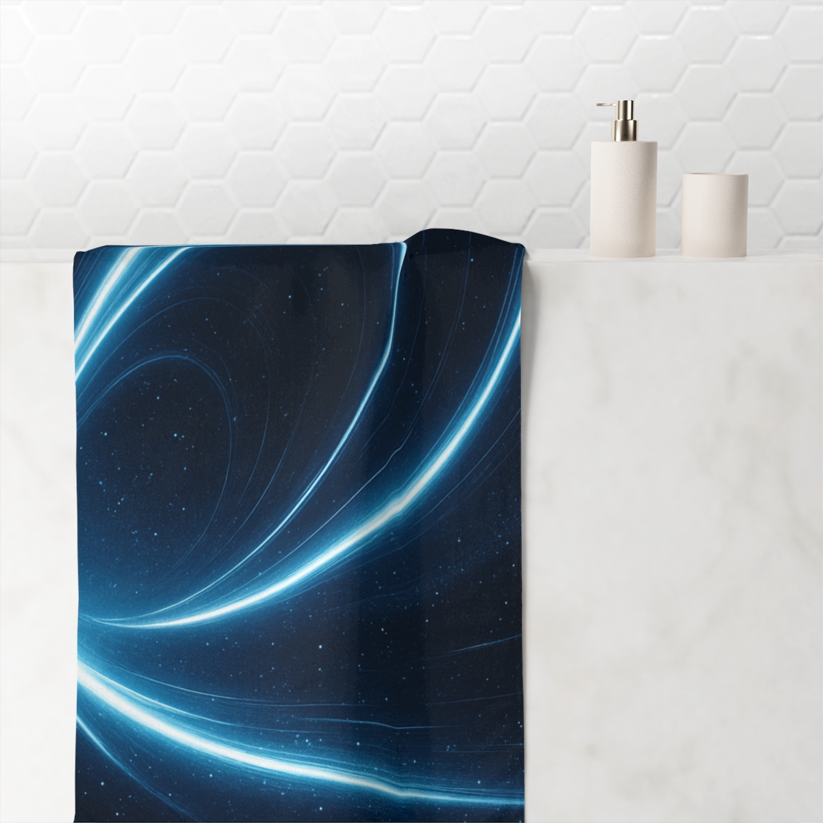 Gravitational Lens Prism Arc comfortable face towels