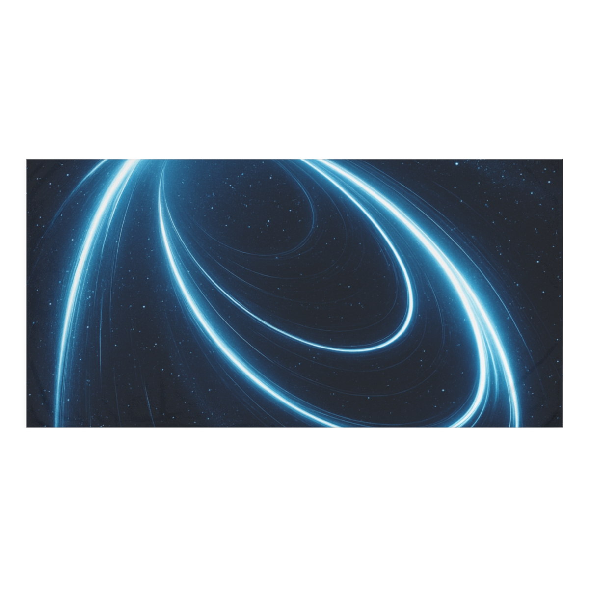 Gravitational Lens Prism Arc comfortable face towels